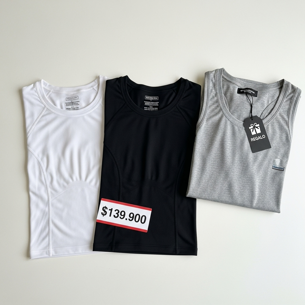 Súper Combo: 2 Camisas + 1 Camisilla GRATIS