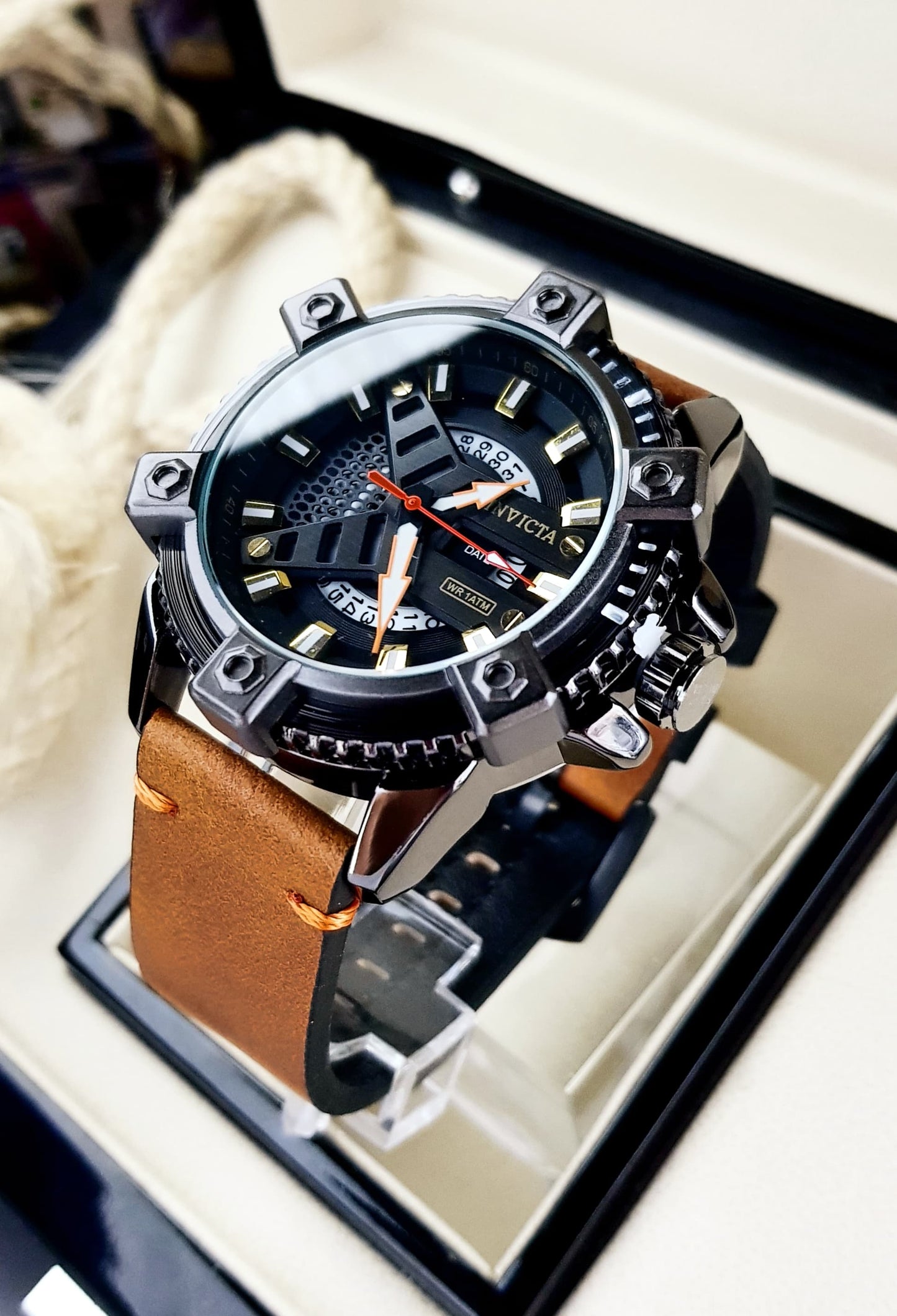 INVICTA PULSO CUERO