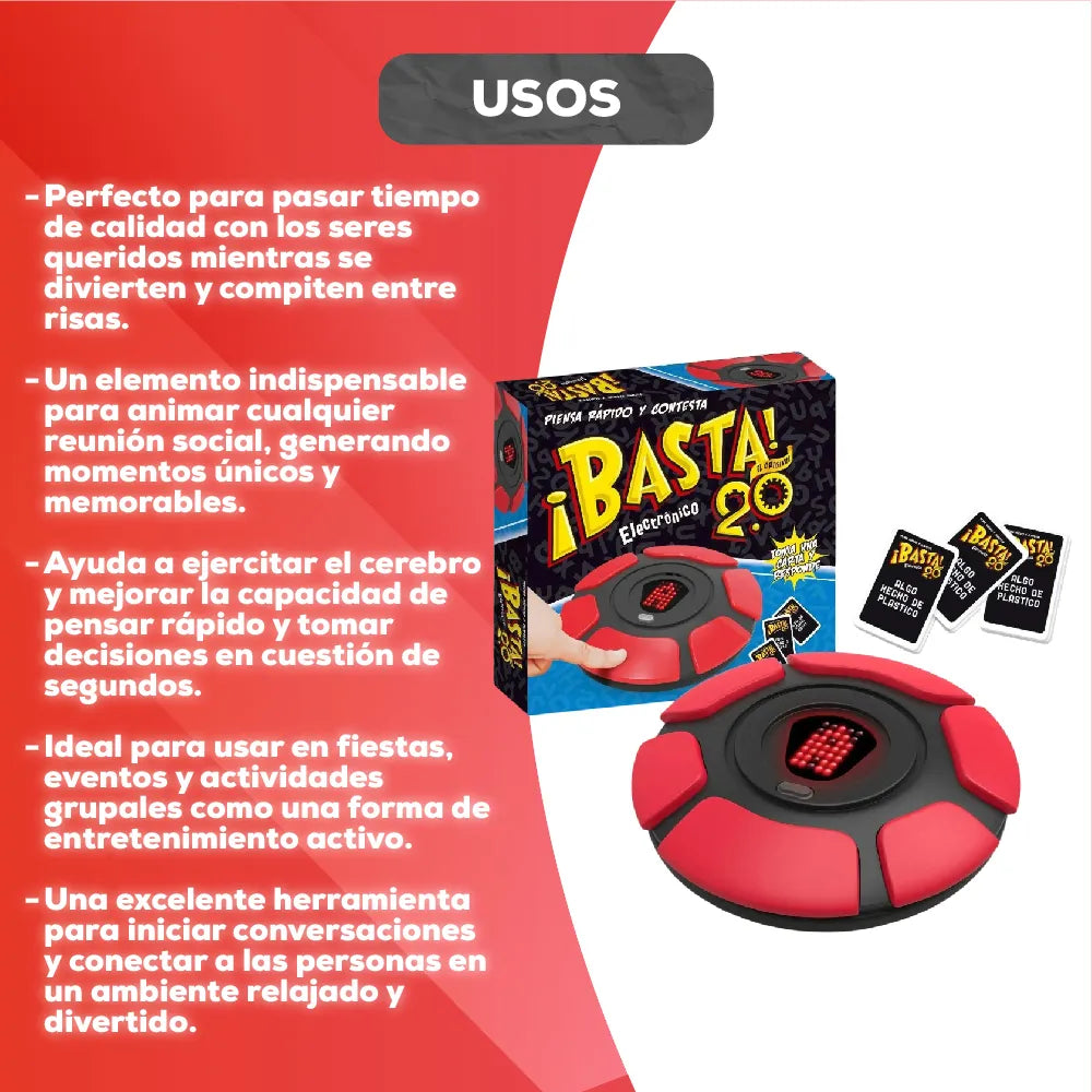 Desafiá tu mente, reíte y ganá con BASTA 2.0 🧠