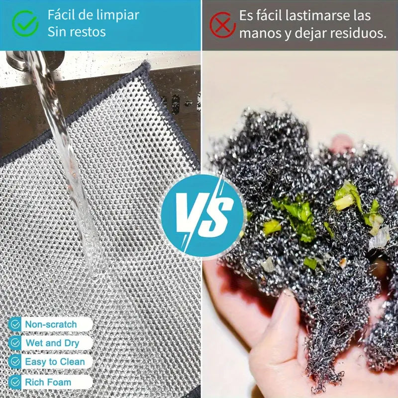 Paños Antirayones Pack x8 para limpieza potente