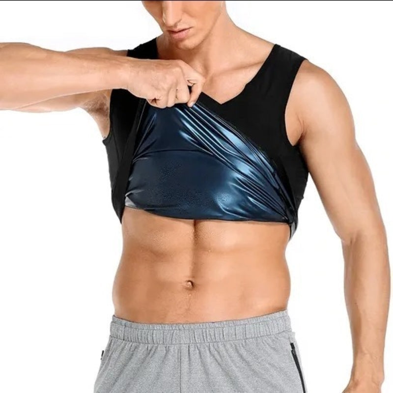 Faja Sauna Chaleco hombres Quema Grasa