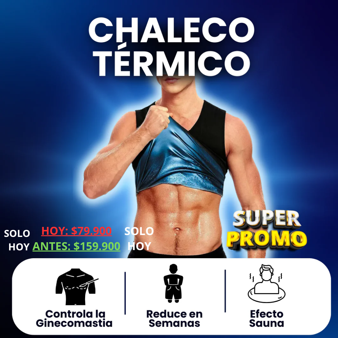 Faja Sauna Chaleco hombres Quema Grasa