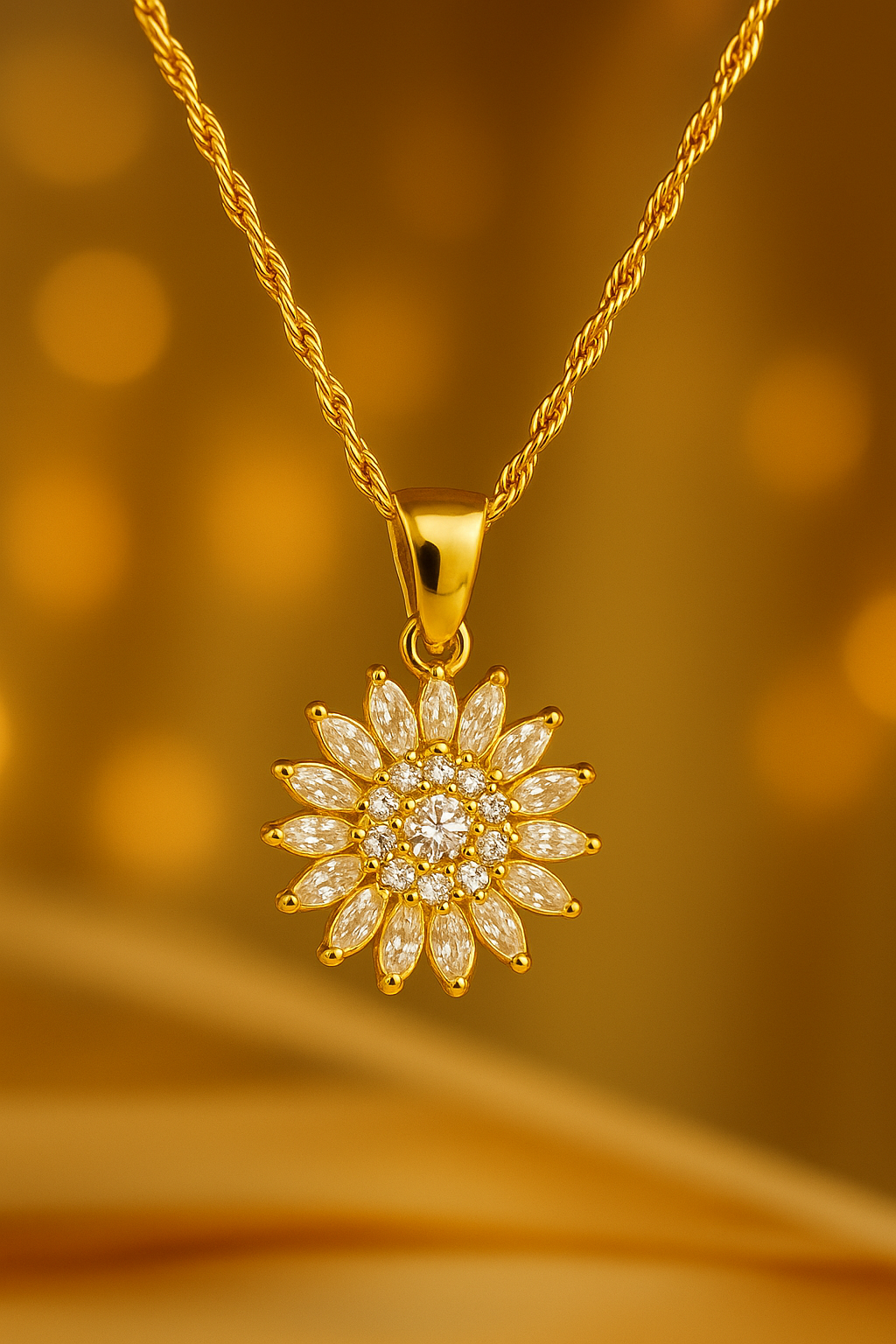 ✨ Collar Girasol Giratorio – Tu amuleto de optimismo y resiliencia ✨