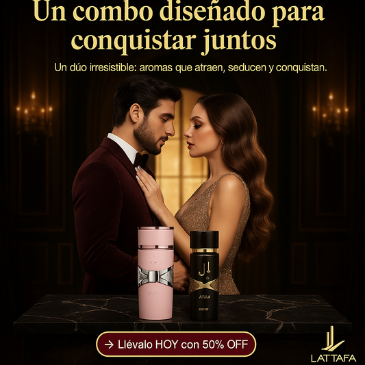 Un combo diseñado para conquistar juntos: aromas irresistibles para él y para ella