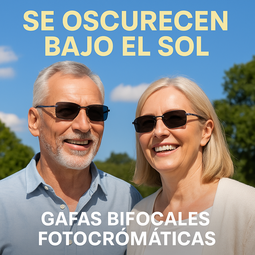 Gafas Bifocales Fotocromáticas – Visión nítida y protección 2x1