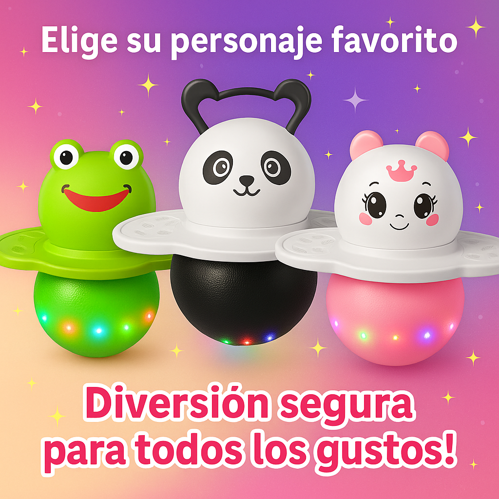 Pelota Saltarina con Luces LED  ¡Diversión Activa para Niños y Niñas!