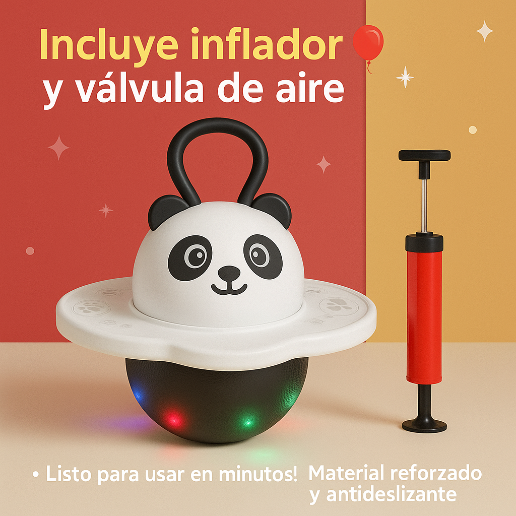 Pelota Saltarina con Luces LED  ¡Diversión Activa para Niños y Niñas!