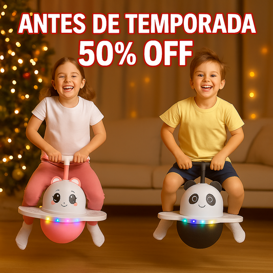 Pelota Saltarina con Luces LED  ¡Diversión Activa para Niños y Niñas!