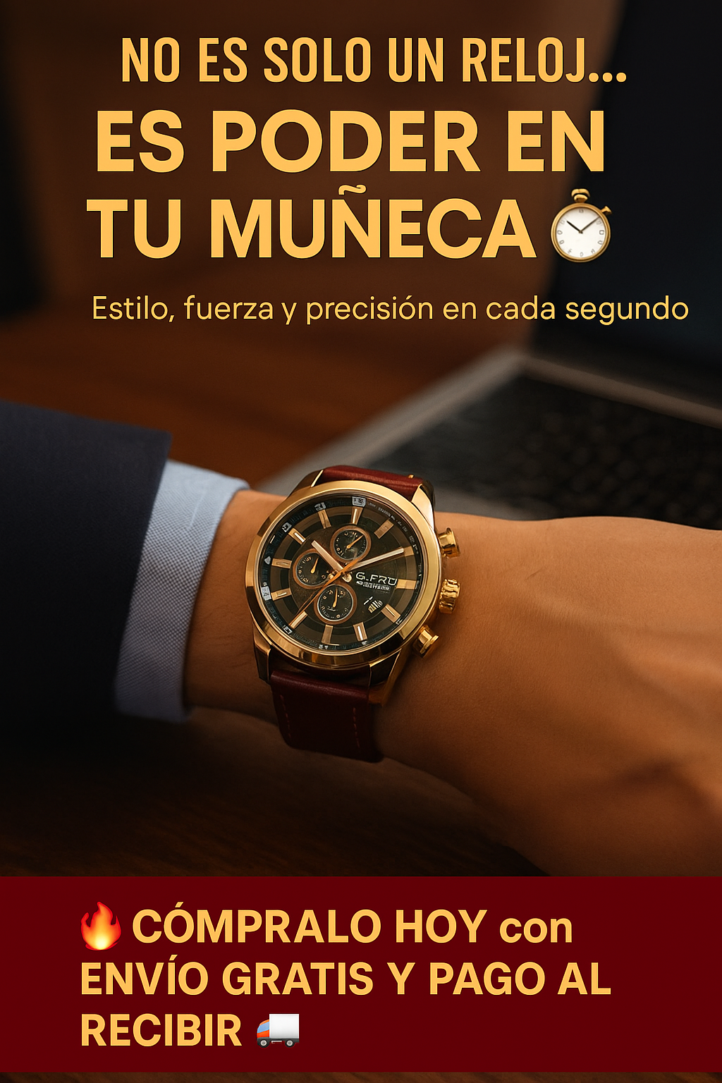Reloj G-Force Chrono GR8291  Potencia, estilo y precisión para cada día 💪⏱️