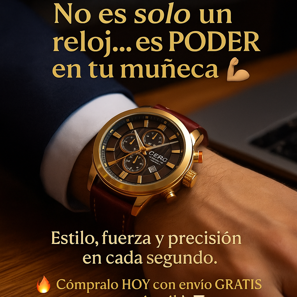 Reloj G-Force Chrono GR8291  Potencia, estilo y precisión para cada día 💪⏱️