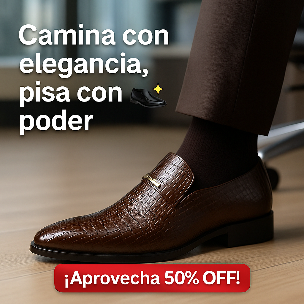 Vida y Confort™  Calzado de Lujo para Hombres