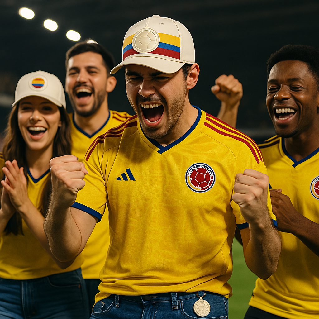 Combo Oficial Colombia 2026  Camiseta + Gorra + Llavero Edición Especial