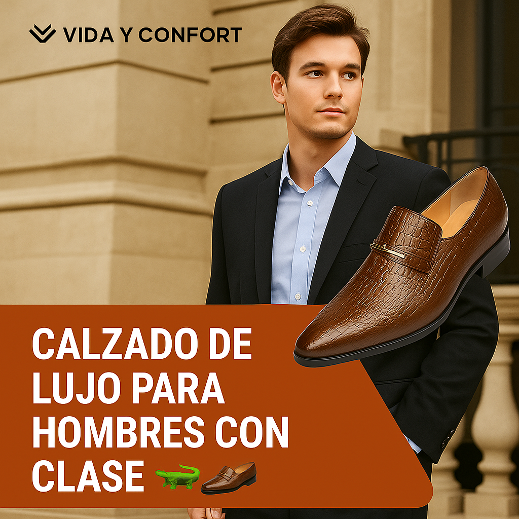 Vida y Confort™  Calzado de Lujo para Hombres