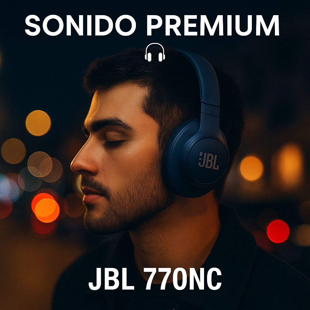 🎧 Audífonos JBL 770NC Sonido Premium + Cancelación de Ruido
