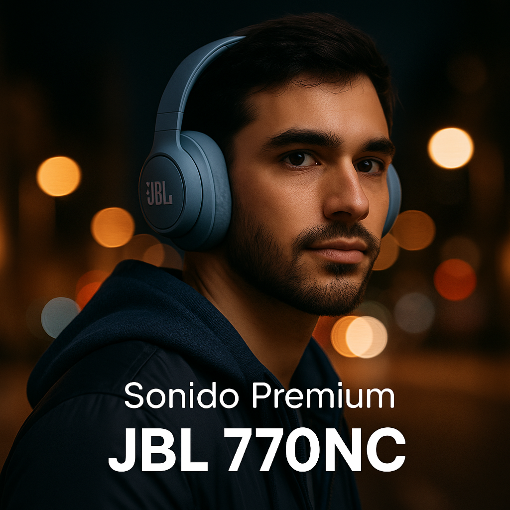 🎧 Audífonos JBL 770NC Sonido Premium + Cancelación de Ruido