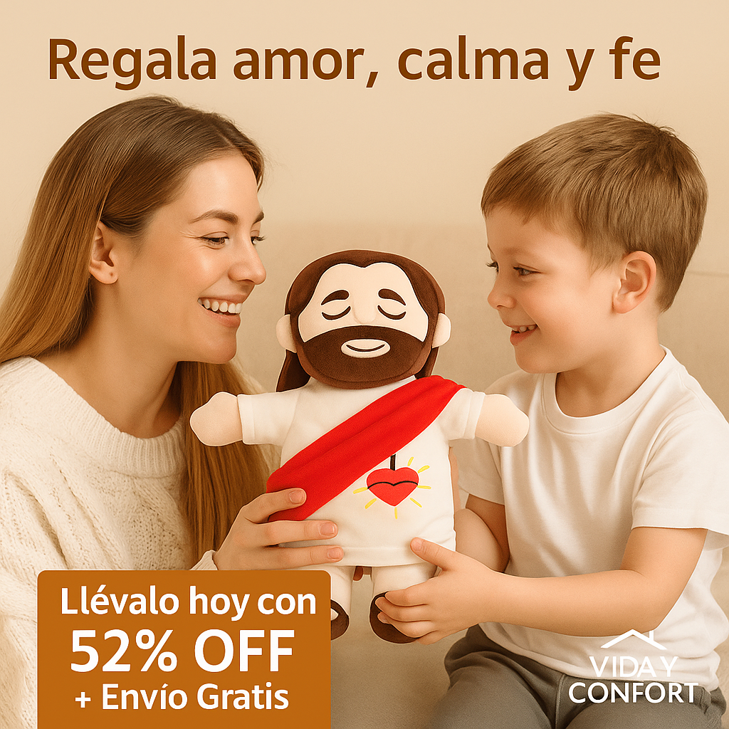 Jesús Mi Fiel Amigo El peluche que transmite calma, fe y amor 💖