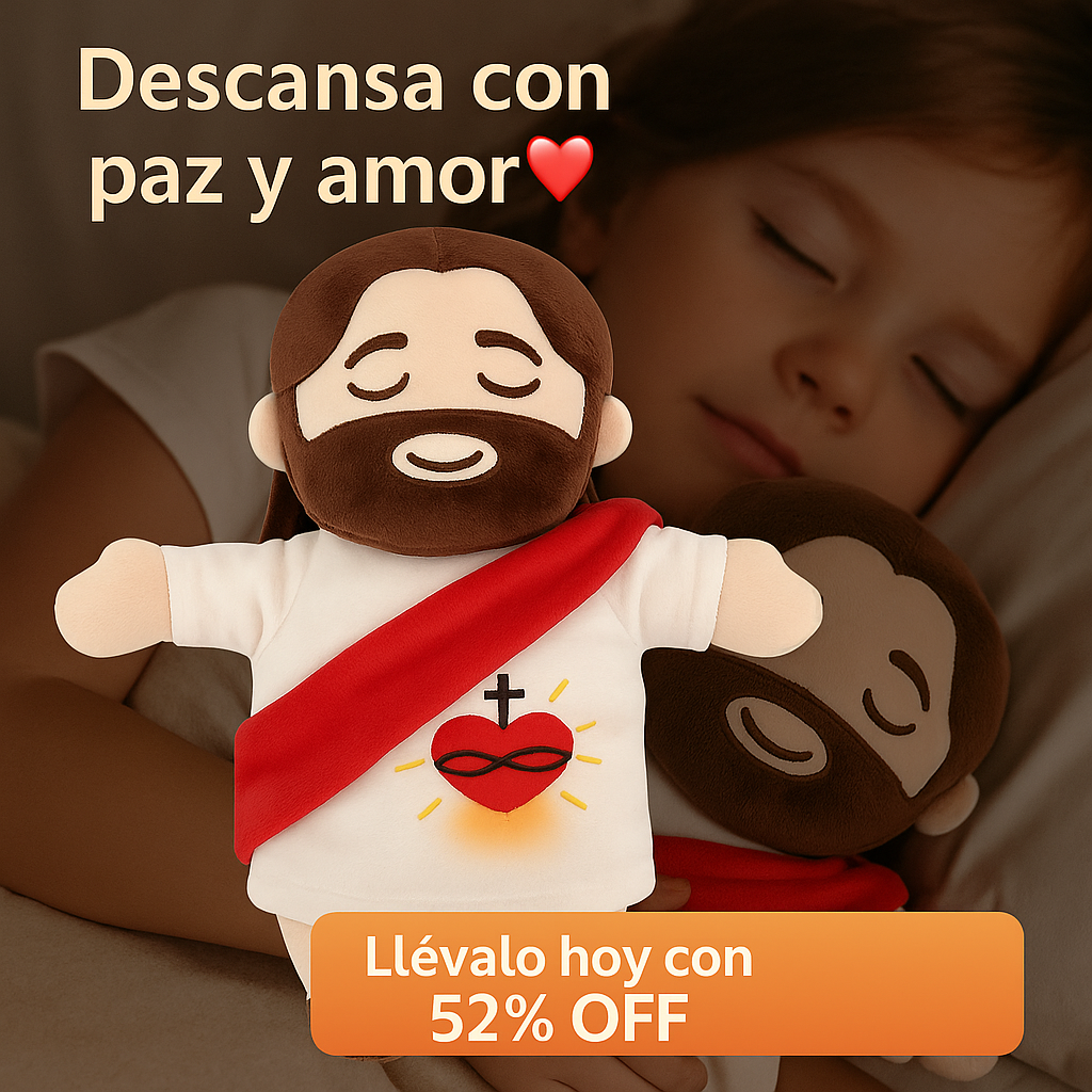Jesús Mi Fiel Amigo El peluche que transmite calma, fe y amor 💖