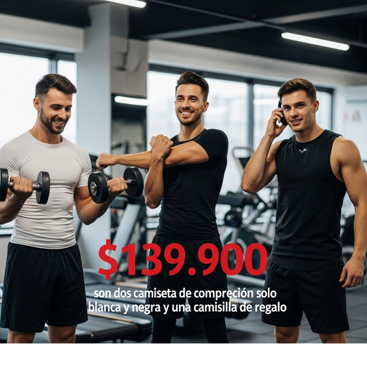 Súper Combo: 2 Camisas + 1 Camisilla GRATIS