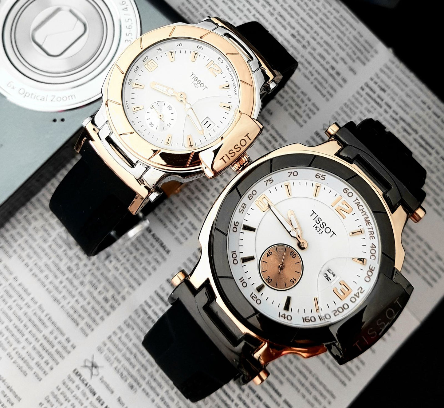 Actúen ya y vivan el tiempo en pareja con Tissot T‑Race.
