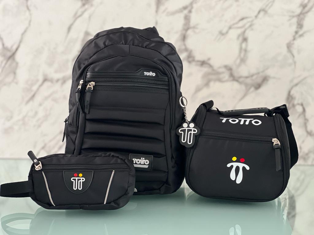 Trío Estudiantil : morral + lonchera + cartuchera en oferta