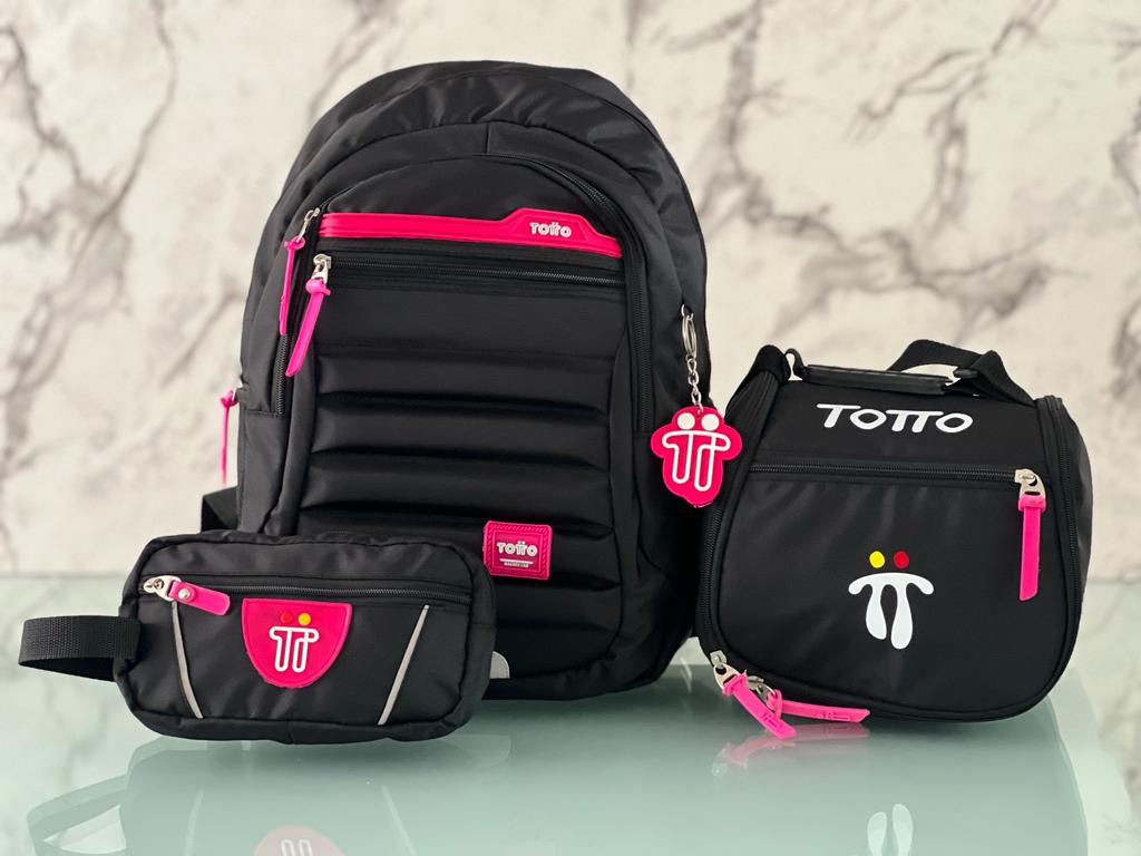 Trío Estudiantil : morral + lonchera + cartuchera en oferta