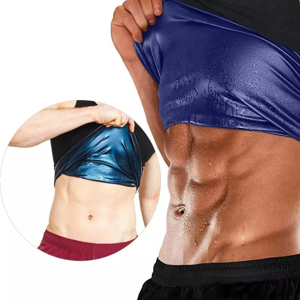 Faja Sauna Chaleco hombres Quema Grasa