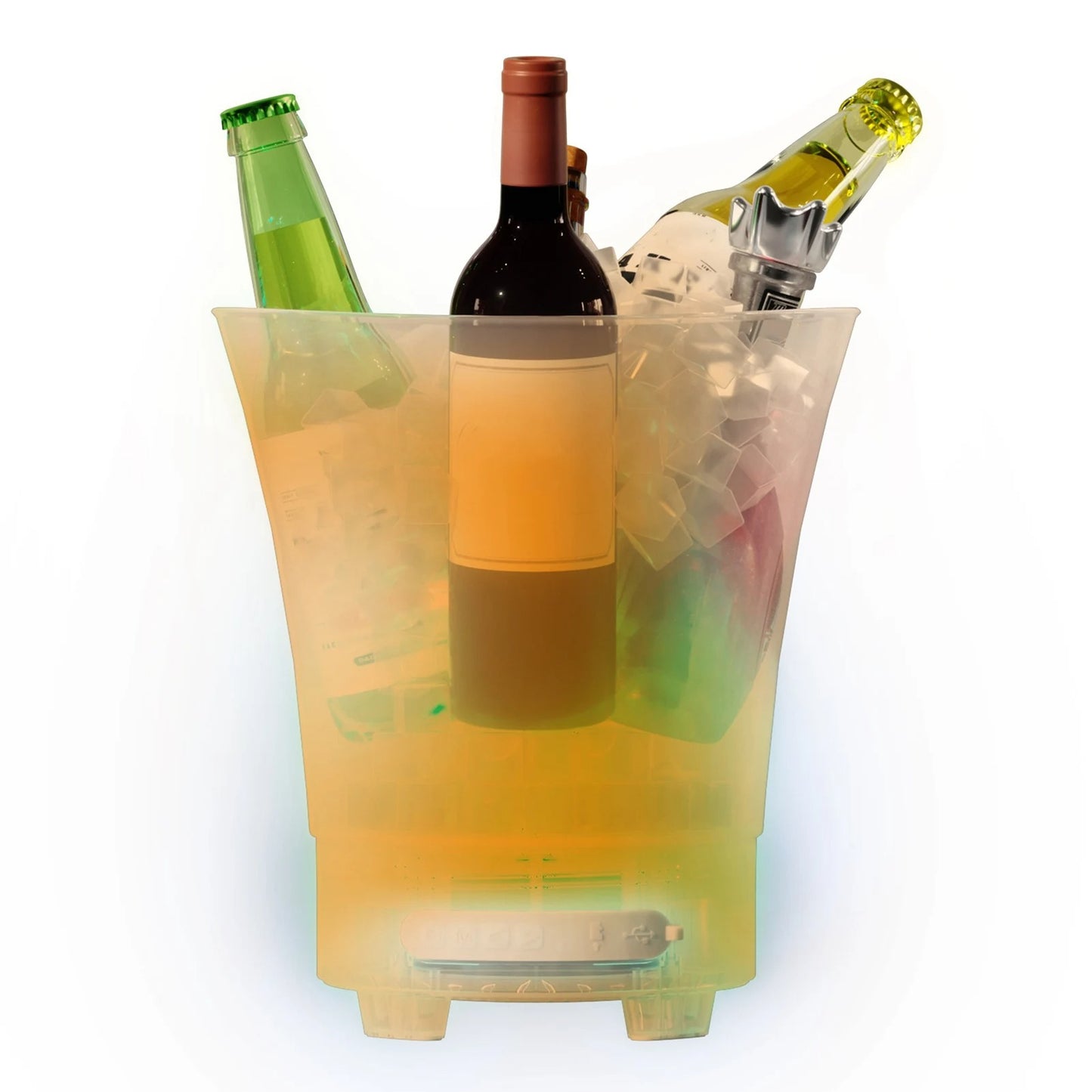 Hielera LED Party ¡Ilumina tu fiesta y mantiene todo helado! 💡🍾