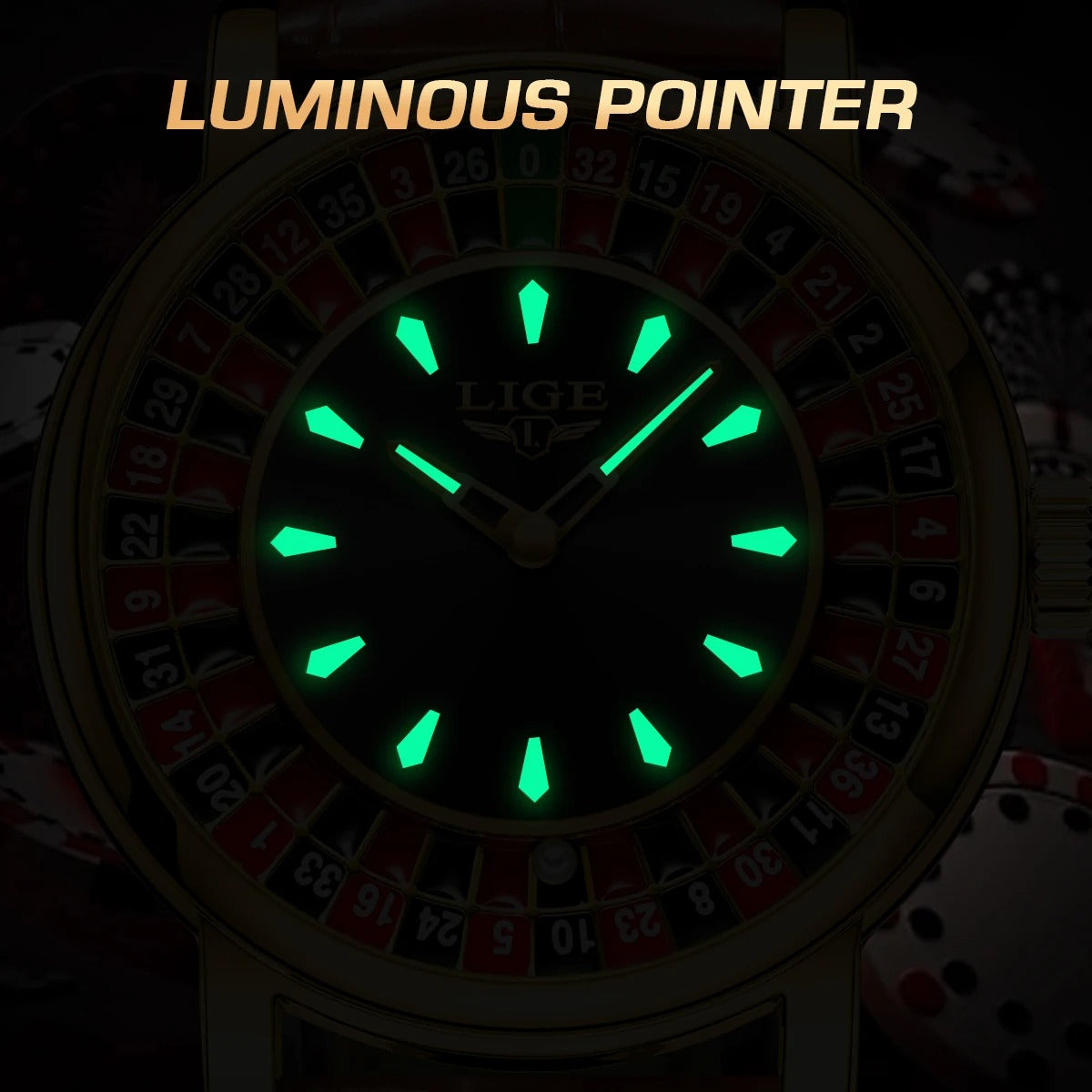LIGE Casino Edition 🎰  Elegancia, precisión y estilo que giran contigo ⌚