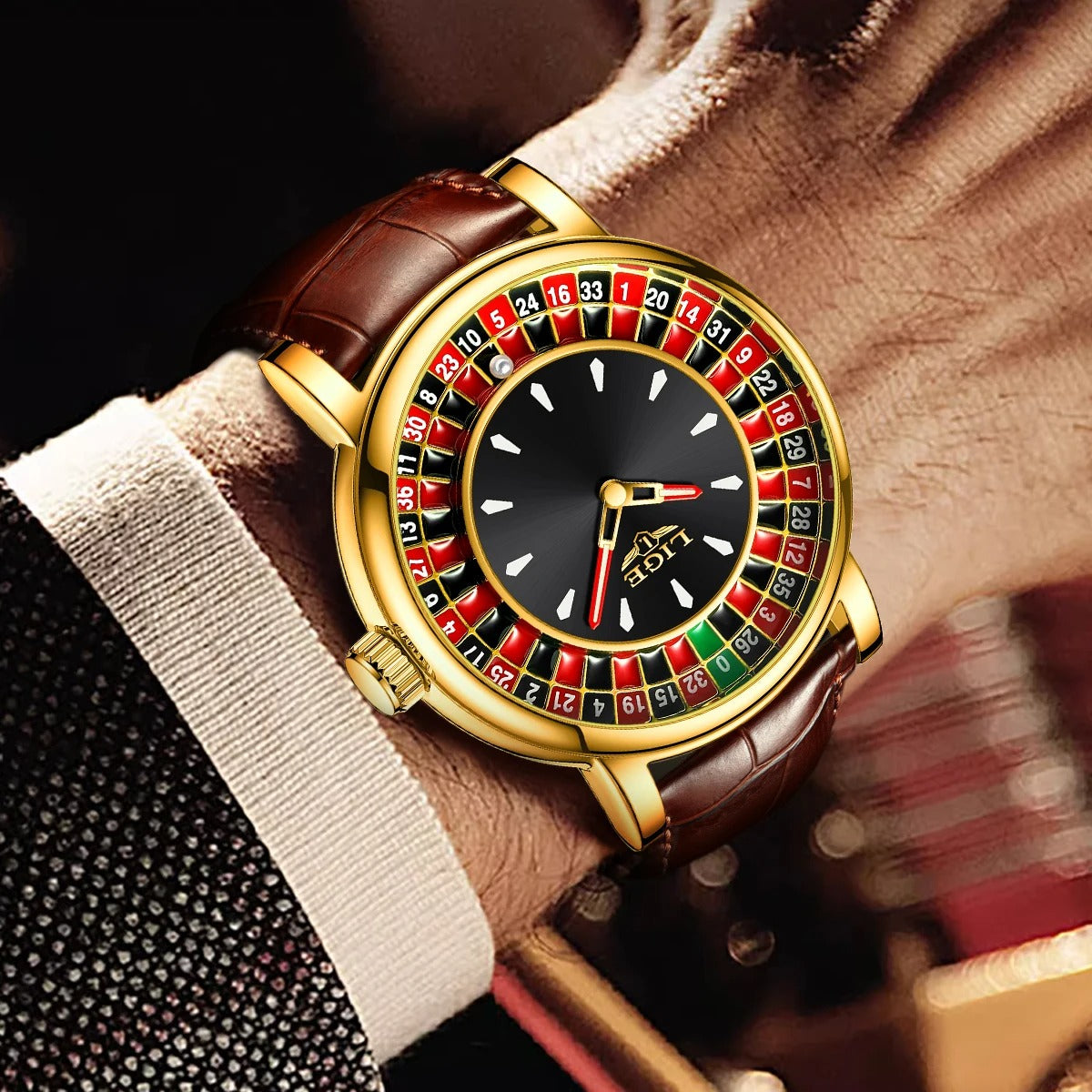 LIGE Casino Edition 🎰  Elegancia, precisión y estilo que giran contigo ⌚