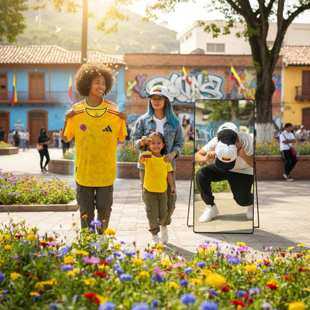 Combo Oficial Colombia 2026  Camiseta + Gorra + Llavero Edición Especial