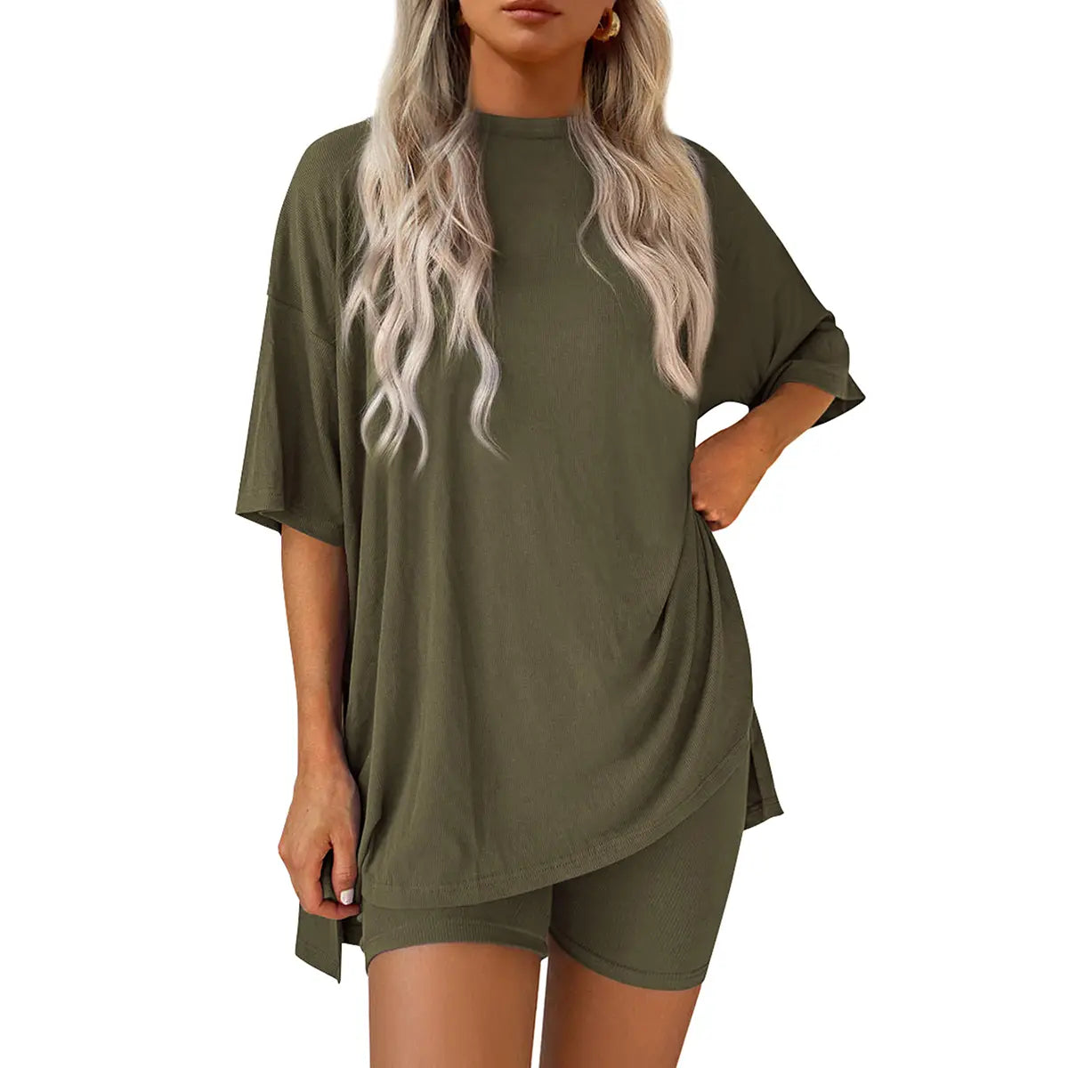 Conjunto Loungewear — Verde Militar