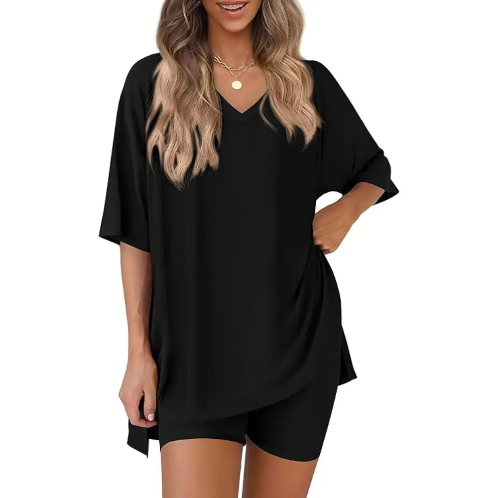 Conjunto Loungewear — Negro